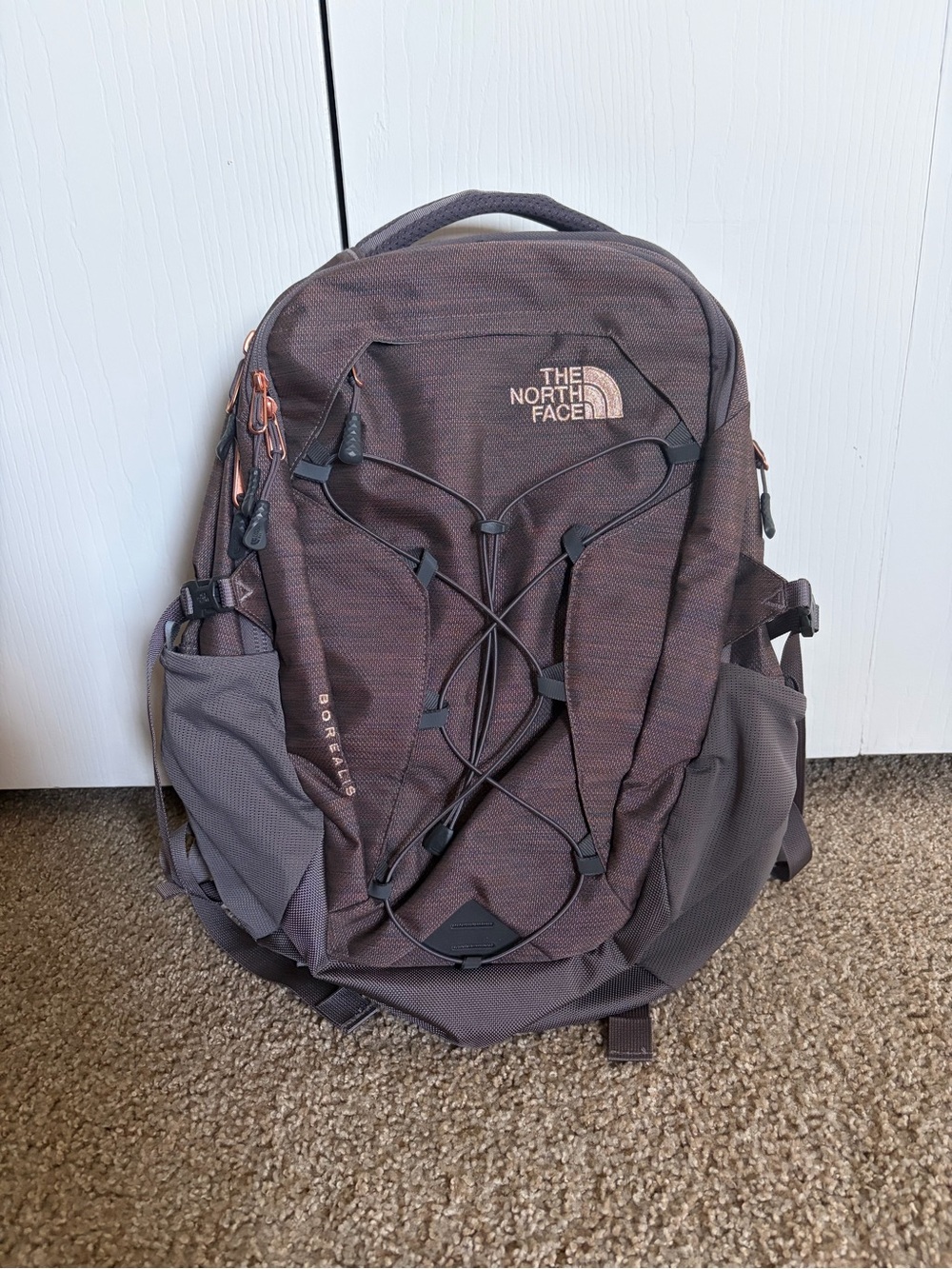 The North Face Women’s Borealis Backpack Rabbit Grey Copper Melange - LIKE NEW